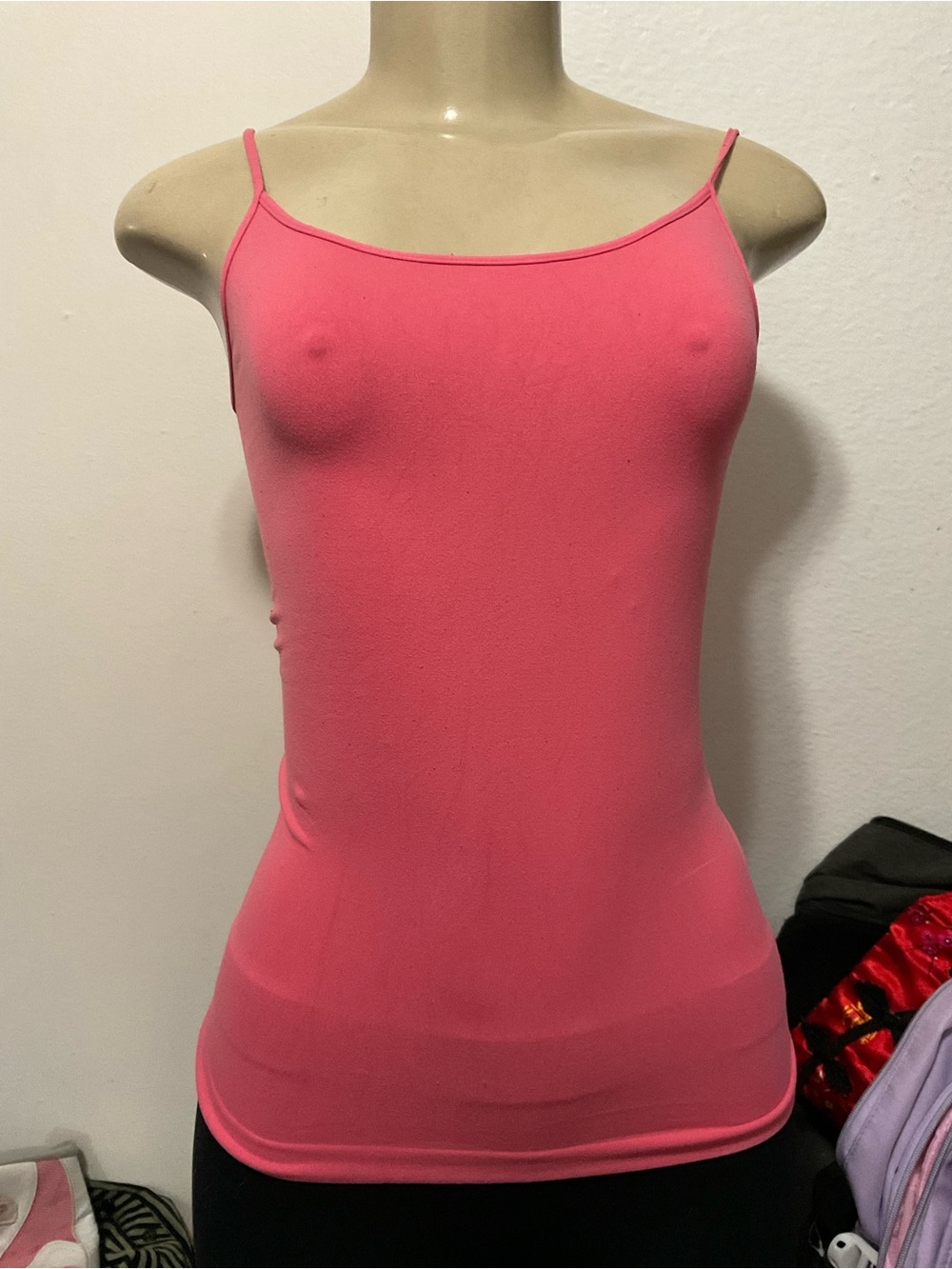 Essentials women’s salmon tank top size xs
